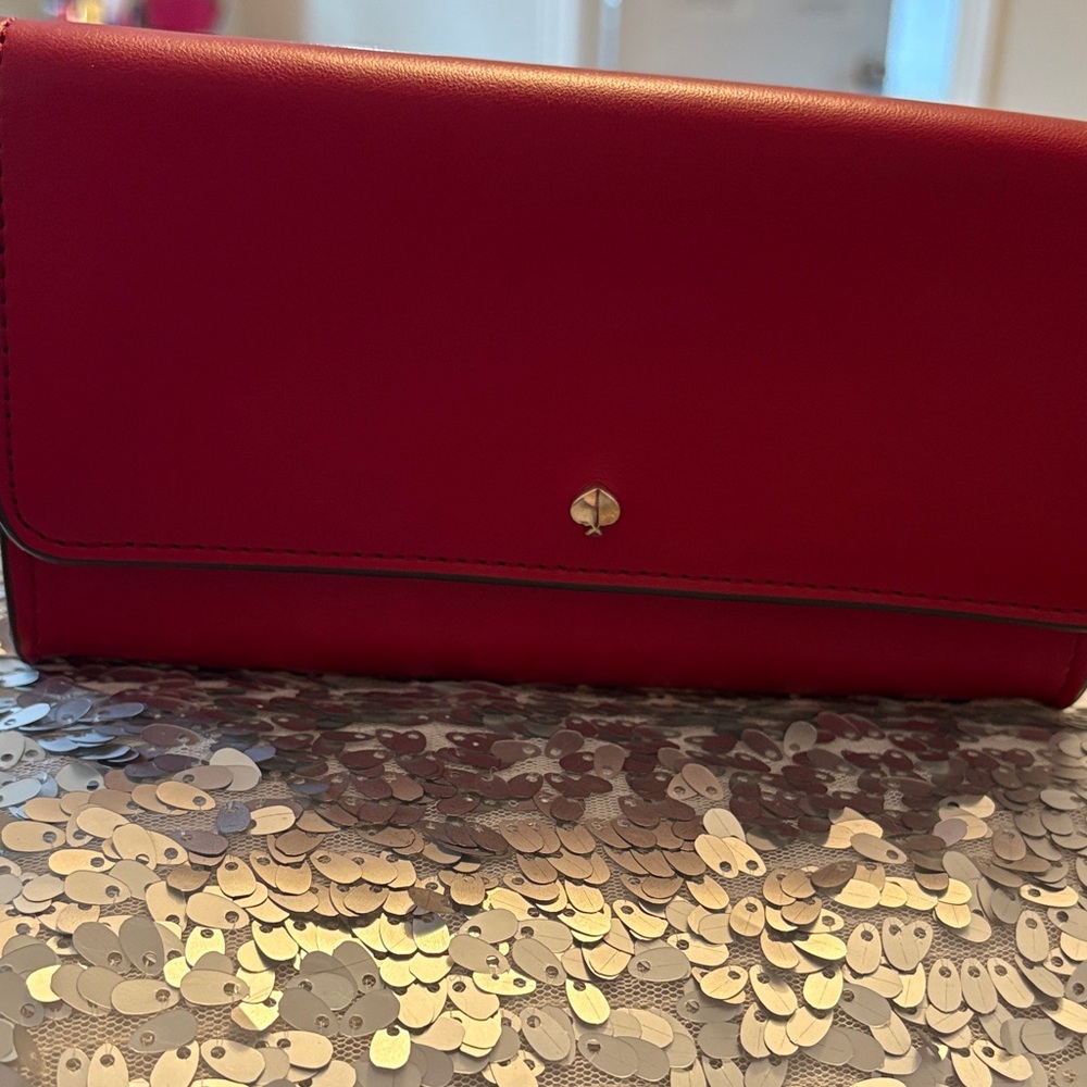 Kate Spade Cherry Red Wallet